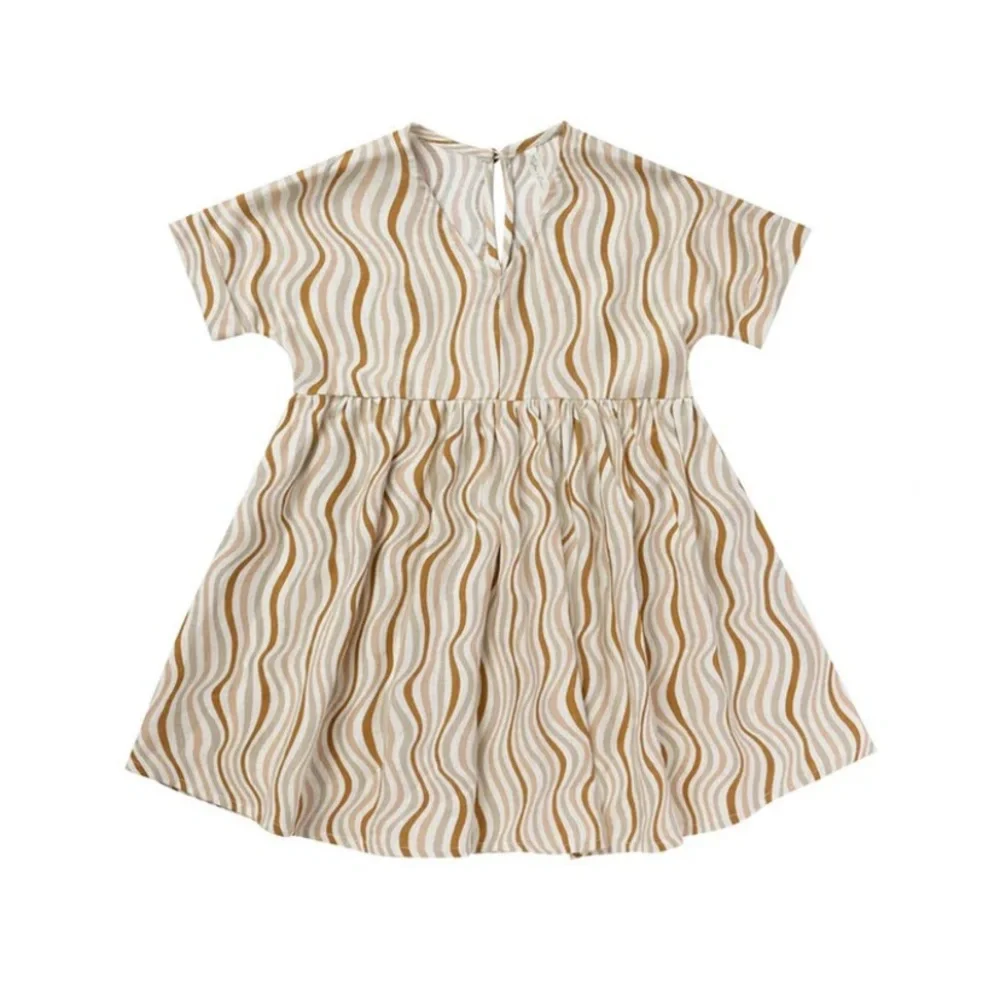 Rylee + Cru Girls Maxwell Retro Striped Dress Size‎ 8-9Y